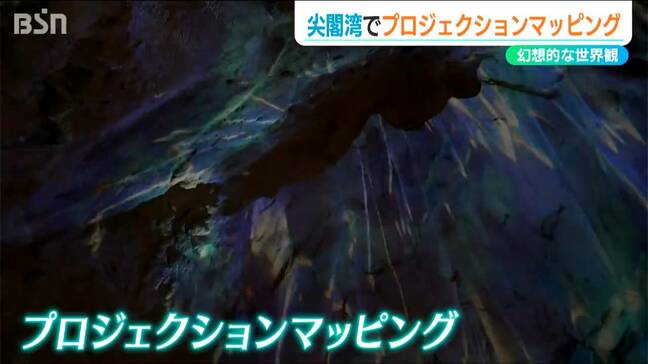 佐渡の尖閣湾の洞窟に幅20メートルの巨大な映像　３日からプロジェクションマッピング|TBS NEWS DIG