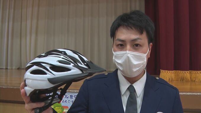 高校生に安全運転と自転車ヘルメット着用呼びかけ　島根県・江津市　|　BSSニュース | BSS山陰放送