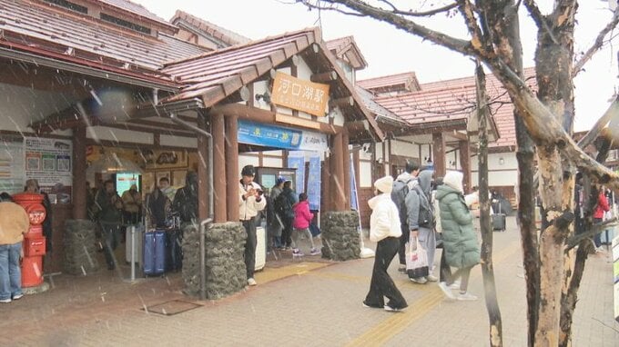 6日の昼前にかけ大雪のところも　峡東などの山地、東部・富士五湖15㎝、盆地でも1㎝の予想　山梨　|　山梨のニュース | ＵＴＹテレビ山梨