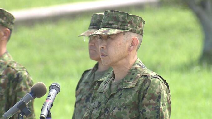 沖縄・陸自第15旅団長に泉英夫陸将補が着任　2027年度までに師団に改編へ|TBS NEWS DIG