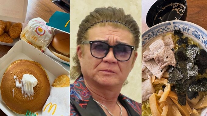 【 小沢仁志 】早起き→パンケーキ＆バーガーで「朝マック！」続いて肉盛り「昆布水つけ麺」暑さに備えて朝食充実　フォロワー「パワーもらいました」|TBS NEWS DIG