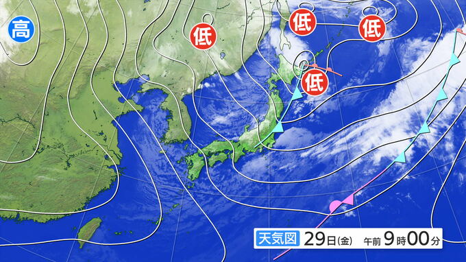 すでに落雷や短時間強雨 29日の北陸は上空の寒気強く“大気の状態非常に不安定”で荒れる天気に 土砂災害に警戒を 雨と風シミュレーション|TBS NEWS DIG