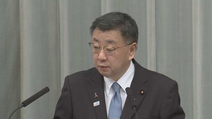 外国為替市場で進む円安について　松野官房長官「行き過ぎた動きには、あらゆる手段を排除せず」