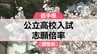 岩手県公立高校入試2026志願倍率(調整前)　盛岡一1.24倍、盛岡三1.30倍　【全校掲載】|TBS NEWS DIG