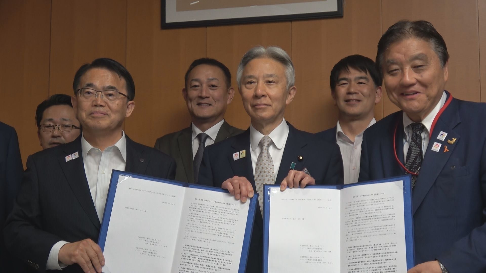 2026年アジア大会に向け大村知事と河村市長が国に財政支援を要請　大会経費の増大受け