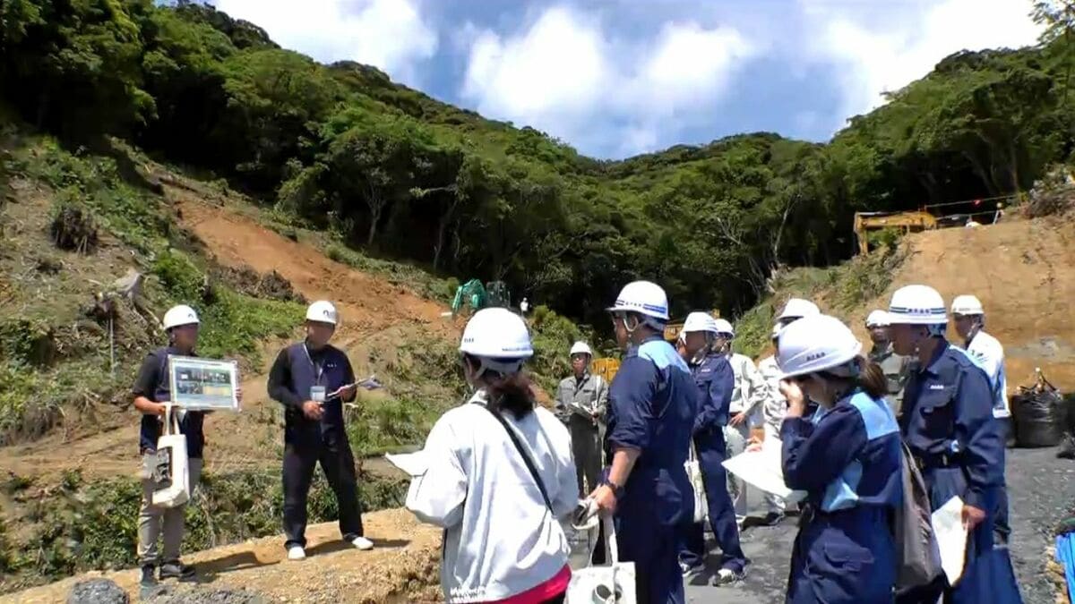 5月3日梅雨入りの奄美大島　県と奄美市などがダム工事現場など防災点検　鹿児島