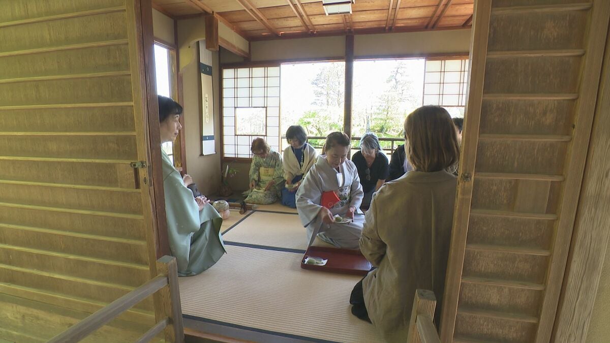 普段は立ち入れない特別な茶室」で茶会 5月7日は兼六園の開園記念の日