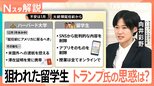 トランプ政権×ハーバード大 対立激化、狙われた留学生 トランプ大統領の思惑は?【Nスタ解説】|TBS NEWS DIG