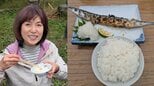 【磯野貴理子】自ら育てた“新米”を羽釜炊き! 炭火焼き秋刀魚と堪能「自然の恵みってありがたいな」「得も言われぬ幸福感」|TBS NEWS DIG