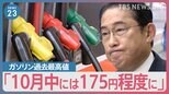 レギュラーガソリン15年ぶりに最高値更新　政府は“6兆円”ガソリン補助金「延長」へ　見えない出口【news23】|TBS NEWS DIG