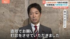 「定数削減」と「企業献金規制」めぐり与野党駆け引き激化　後半国会“最大の焦点” 野党側「企業献金規制」優先すべきと主張　2つの改革進むのか？| TBS CROSS DIG with Bloomberg