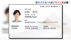 新マイナカードのデザイン案公開 「性別表記」は削除・氏名は「ローマ字」も表記| TBS CROSS DIG with Bloomberg