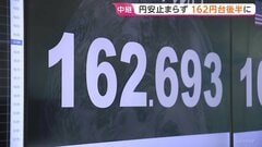39年半ぶりの水準 円安進み1ドル＝162円台後半に　要因は積極財政に対する市場の懸念、日銀への利上げけん制| TBS CROSS DIG with Bloomberg