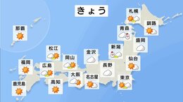 今日の天気・気温・降水確率・週間天気【1月8日 天気予報】|TBS NEWS DIG