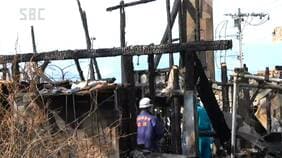 塩尻市で住宅が全焼　焼け跡から2人の遺体　住人の2人と連絡取れず　身元の確認進める　長野|TBS NEWS DIG