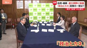 自民・維新 連立視野に協議開始 基本政策おおむね一致も「政治とカネ」が争点に|TBS NEWS DIG