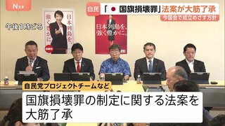 自民党が国旗損壊罪の法案を大筋了承　表現の自由など「不当に侵害しない」よう配慮することも明記　今国会で成立目指す方針| TBS CROSS DIG with Bloomberg