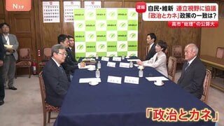 自民・維新 連立視野に協議開始 基本政策おおむね一致も「政治とカネ」が争点に| TBS CROSS DIG with Bloomberg