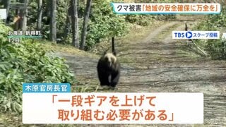 クマ被害対策「一段ギアを上げて取り組む必要がある」木原官房長官 地域の安全確保に万全期すよう関係閣僚に指示| TBS CROSS DIG with Bloomberg