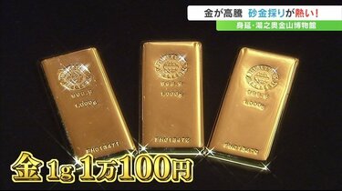 【値下げ依頼対応中】砂金 20粒 山梨砂金採り体験 10粒採ったらすごい」金が高騰で注目 砂金採り体験に多くの観光