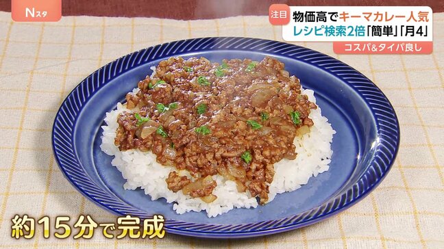 物価高の救世主?!コスパ良しタイパ良し“キーマカレー”第二次ブーム到来か…1人前300円ほど|TBS NEWS DIG
