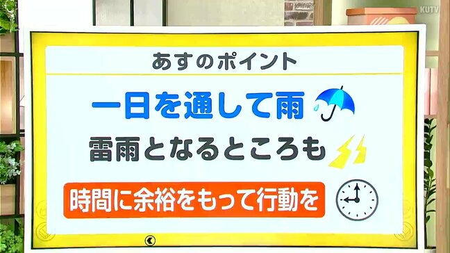 高知の天気 10日 東部で雨の降り方強まる 雷を伴うところも 山岸拓気象予報士が解説|TBS NEWS DIG