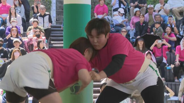 母の日に「勝利」をプレゼント!「女だけの相撲大会」北海道福島町|TBS NEWS DIG