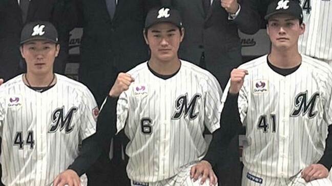 ロッテ新入団選手発表 侍ジャパンでも活躍 ドラ1西川史礁「持ち味は長打力、ホームラン王を取りたい」|TBS NEWS DIG