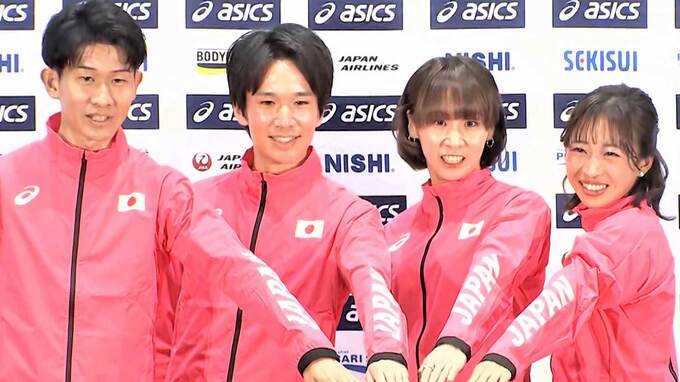 東京世界陸上マラソン代表会見 吉田「東京五輪の大迫さんを超えたい」ランニングサークル出身の小林「信じられないような思い」|TBS NEWS DIG