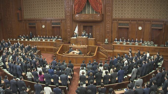 【速報】臨時国会　24日までの会期延長を正式決定　2018年の通常国会以来