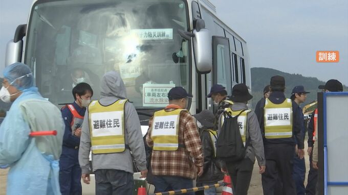 島根原発２号機再稼働を前に…地震と原発事故の複合災害を想定　避難訓練実施|TBS NEWS DIG