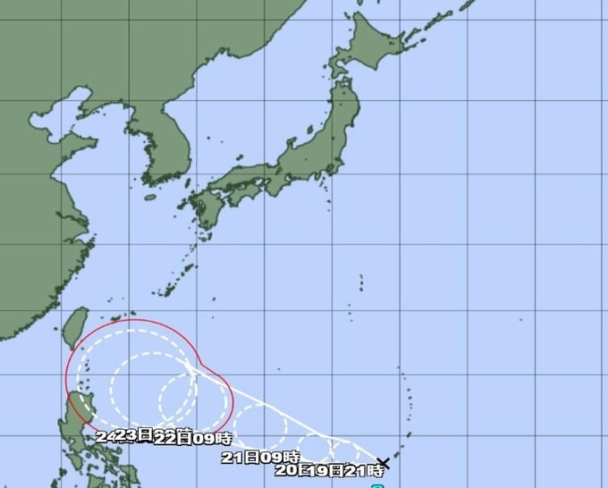 【台風のたまご＝熱帯低気圧】台風に発達へ　今後の台風情報に注意　進路・日本への影響は？もう一つ「気がかりな渦」※雨と風のシミュレーション【19日午前10時半現在】|TBS NEWS DIG