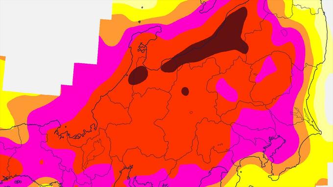 【関東甲信】12日夜遅くにかけ大気不安定　″バケツをひっくり返したような″激しい雨が降る所が　低い土地の浸水、土砂災害などに注意・警戒【雨と風のシミュレーション・発雷確率】　|　山梨のニュース | ＵＴＹテレビ山梨
