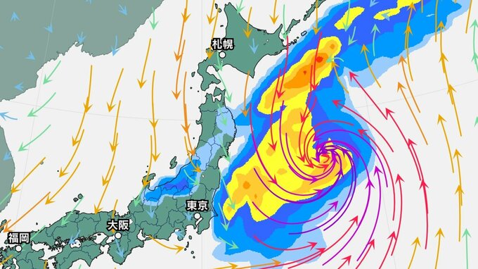【台風情報】台風25号は22日朝に日本の東へ…関東地方は土砂災害に厳重警戒、23日朝には温帯低気圧に《最新進路と雨・風シミュレーション　気象庁22日午前6時45分発表》|TBS NEWS DIG
