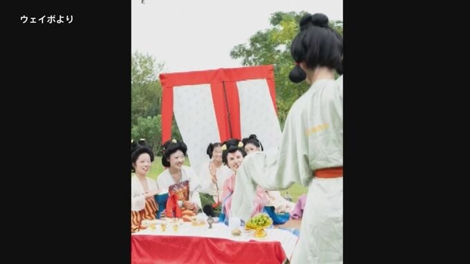 「日本人を装った服を着るな！」と公園から追い出そうとしたが…実際は「漢服」　中国・武漢の公園の対応　波紋広がる|TBS NEWS DIG