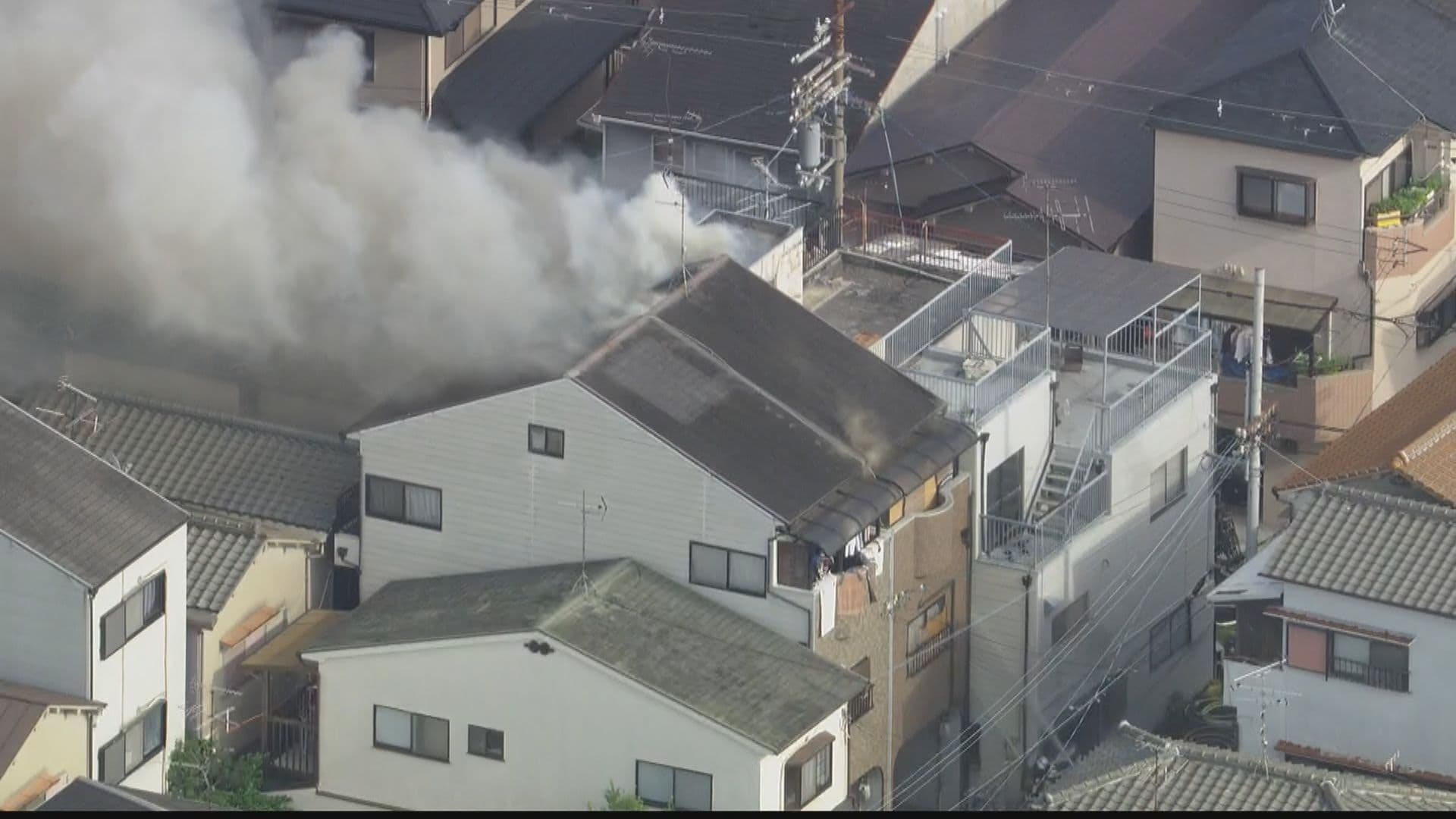 速報】3階建て住宅で火事 逃げ遅れ確認中 大阪・東大阪市 | TBS NEWS