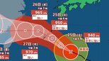 【台風情報】台風18号（ソウデル）最大瞬間風速は65m/s 25日から強い勢力で沖縄本島に接近見込み　(24日23時 沖縄気象台発表)　|　長崎のニュース | 天気 | NBC長崎放送