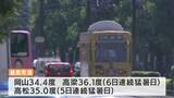 高梁で6日連続の猛暑日 30日も危険な暑さ 岡山県と香川県に熱中症警戒アラート|TBS NEWS DIG