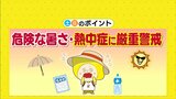 広島県に今年初「熱中症警戒アラート」発表　環境省・気象庁　あす土曜はさらに気温上昇　猛暑日地点増えて “危険な暑さ”に|TBS NEWS DIG
