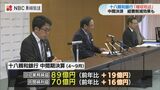 十八親和銀行 2022年度 中間期決算は増収増益 | 長崎のニュース | 天気 | NBC長崎放送