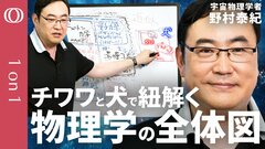 【数ある「〇〇理論」を整理する】宇宙物理学者・野村泰紀が解説する物理学の全体図／チワワと犬で紐解く「相対論・量子力学・場の量子論・超弦理論・ゲージ理論・標準模型・大統一理論・量子重力」【1on1】| TBS CROSS DIG with Bloomberg