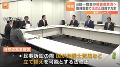 旧統一教会の被害者救済めぐり自民・公明が法テラス・宗教法人法の改正案を今国会に提出へ| TBS CROSS DIG with Bloomberg