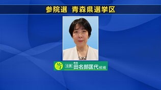 【選挙速報】参院選青森県選挙区　田名部氏が当選確実　|　青森のニュース│ATV NEWS│青森テレビ