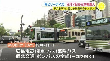 モビリーデイズ」9月7日から本格導入 PASPY（パスピー）に替わる新