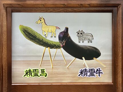 伝説のポケモンや動くモノまで！おもしろ「精霊馬」あれこれ | 熊本の
