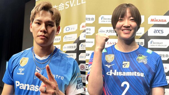 西田有志「自分がトップといえるクオリティ」荒木彩花「プレッシャーをいい方向に変える」SVリーグ連覇へ【バレーボール】|TBS NEWS DIG