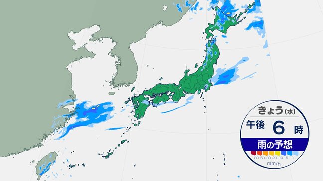 【台風１号発生】西・東日本は梅雨前線停滞で大雨続く　きょう夜遅くにかけ地盤が緩み土砂災害の危険度高まる【今後24時間の雨予想シミュレーション】|TBS NEWS DIG
