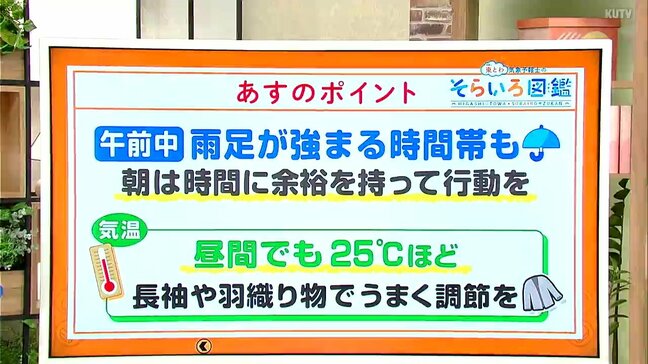 高知の天気 4日の午前中は雨が強まる時間帯も 午後になると次第に雨は止む見込み 東杜和気象予報士が解説|TBS NEWS DIG