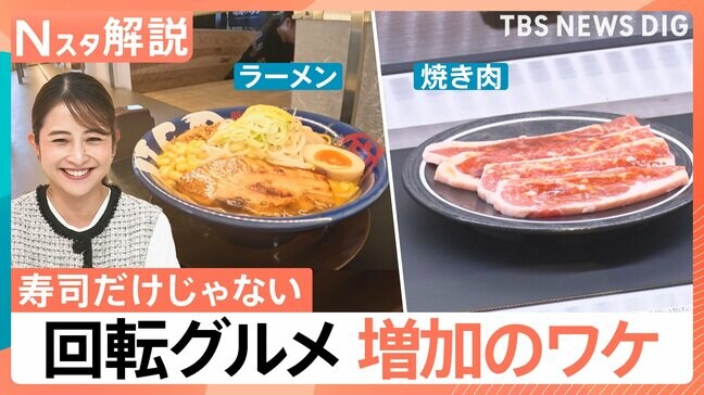 火鍋に焼き肉…回転するのは寿司だけじゃない！外食産業で「回転○○」増加のワケ【Nスタ解説】|TBS NEWS DIG