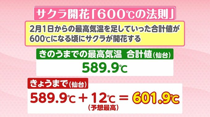 【30日宮城の天気】沿岸はひんやり 内陸ほど暖かい　サクラの開花は？　tbc気象台|TBS NEWS DIG